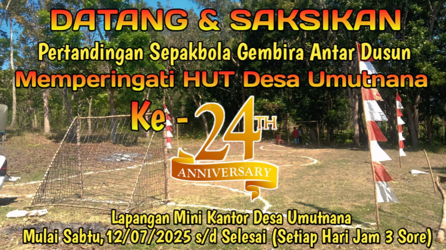 Album : Lomba Sepakbola mini dalam rangka HUT Desa